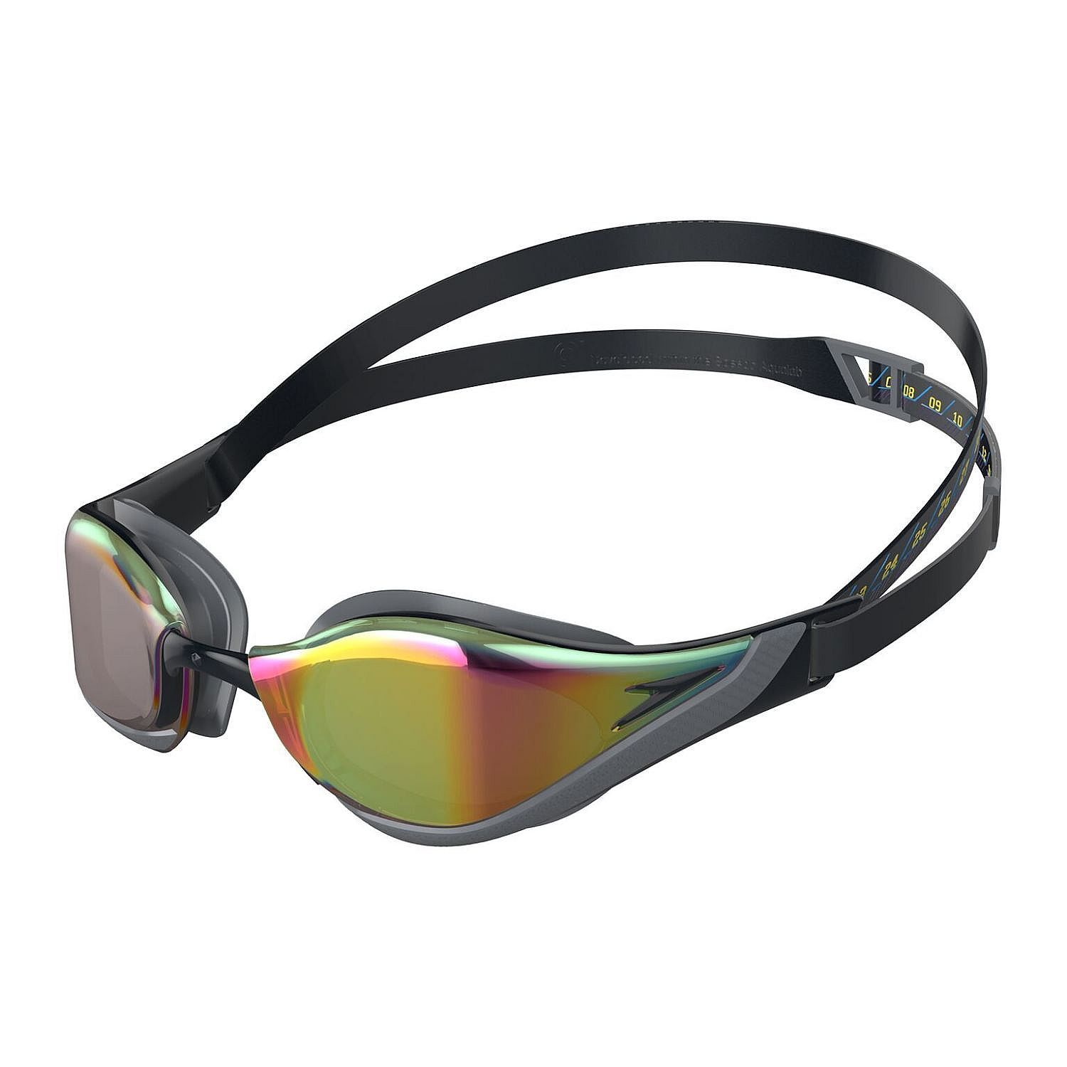 115143-Speedo-Fastskin-Pure-Focus-Mirror-zwembril-zwartgroen-afbeelding-1