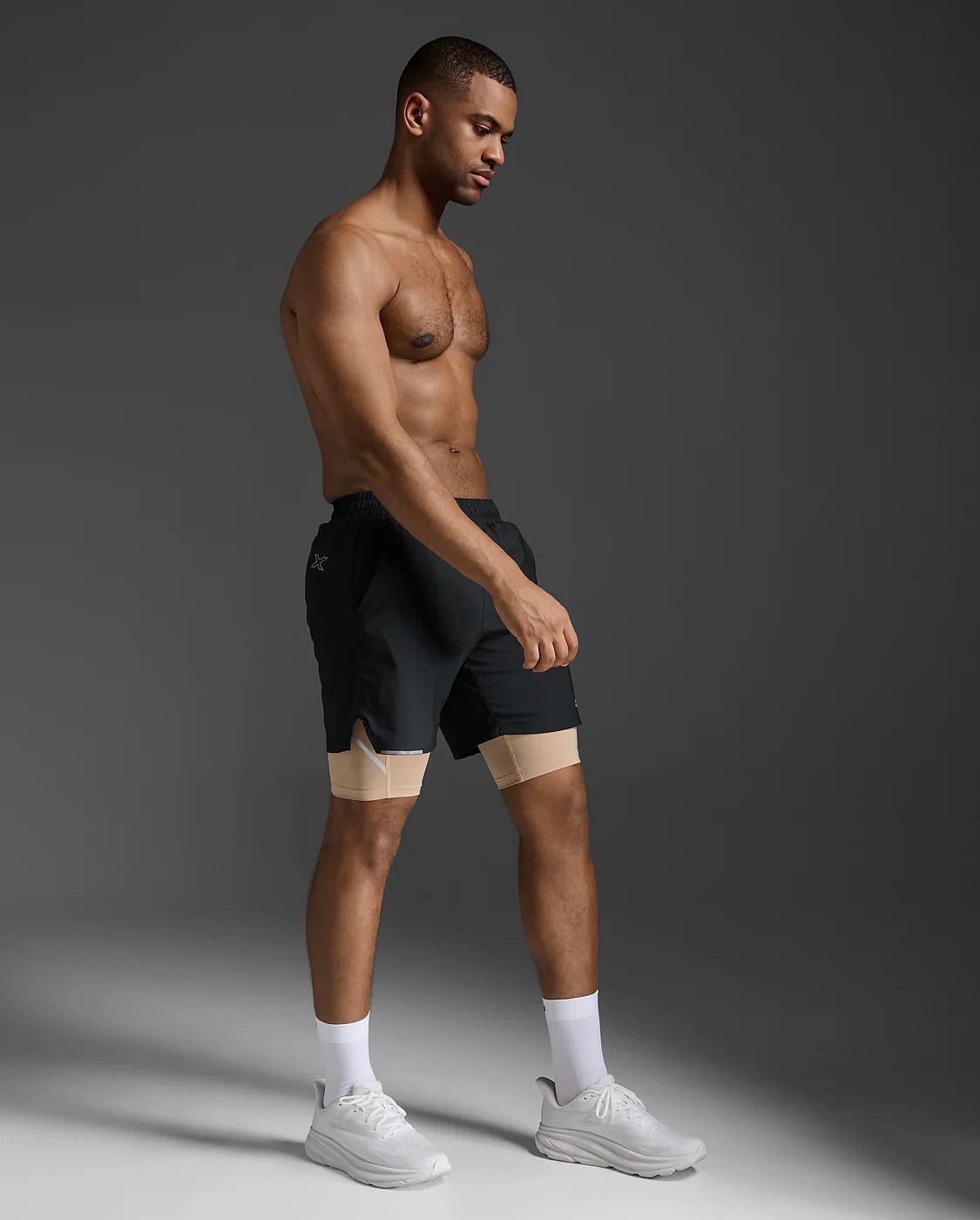 113472-2XU-Core-Compression-Shorts-BeigeSilver-Heren-afbeelding-5