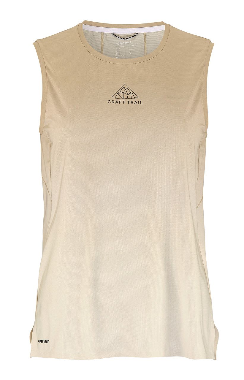 114828-Craft-PRO-Trail-hardloop-singlet-2-lichtbruin-dames-afbeelding-1