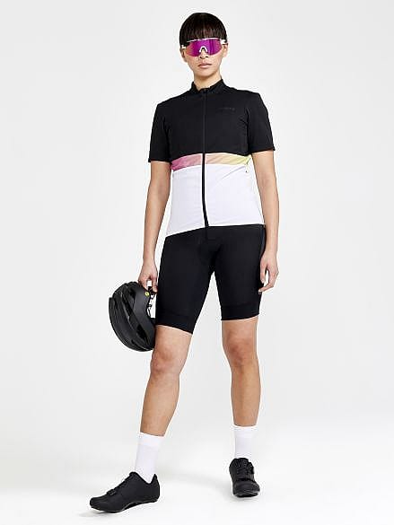 78486-Craft-Core-endurance-fietsshirt-korte-mouw-zwartwit-dames-afbeelding-4