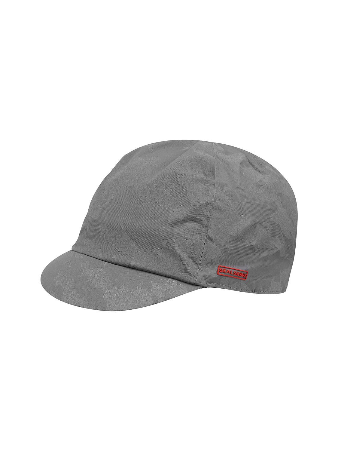 104069-Sealskinz-Merton-waterproof-all-weather-reflecterende-camo-cycle-cap-grey-afbeelding-1