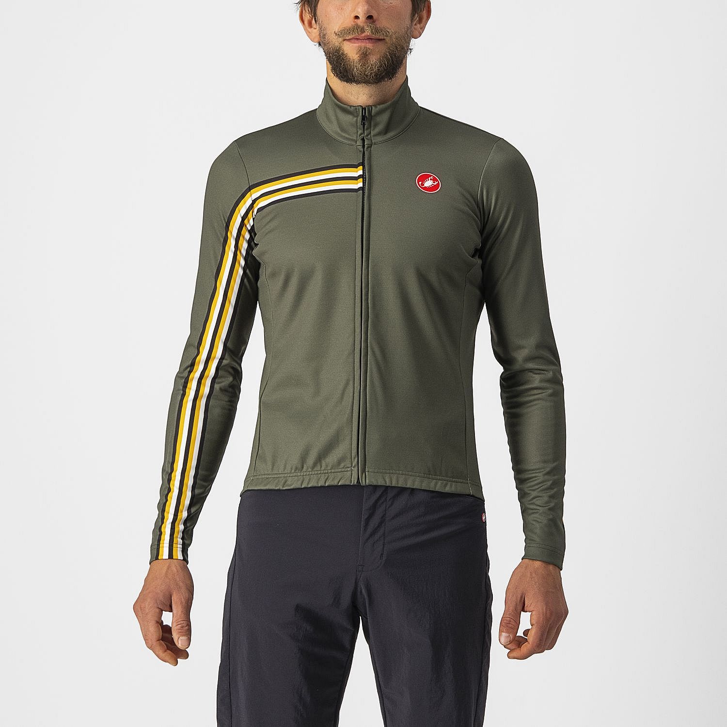 4522500-075-Castelli-Unlimited-Thermal-fietsshirt-lange-mouw-groen-heren-afbeelding-1