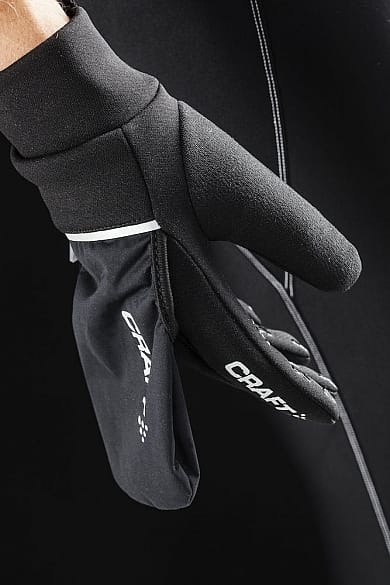 47733-Craft-Hybrid-weather-hardloophandschoen-zwart-afbeelding-2