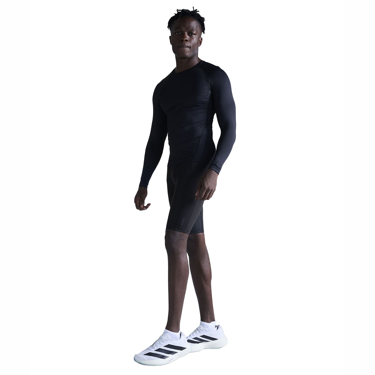 141783-2XU-Core-compression-hardloopshirt-lange-mouw-Black-heren-afbeelding-3