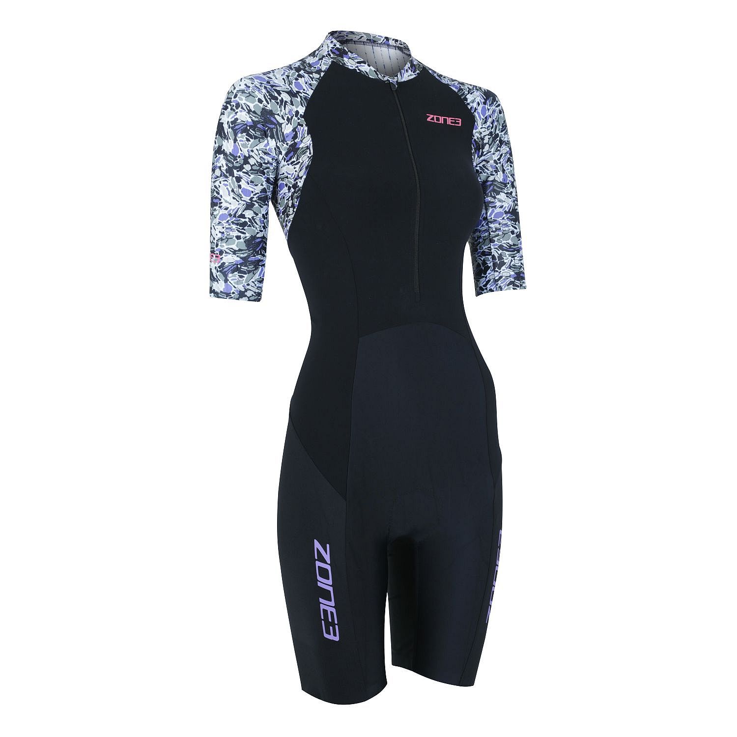 85404-Zone3-Lava-korte-mouw-trisuit-grijs-dames-afbeelding-5