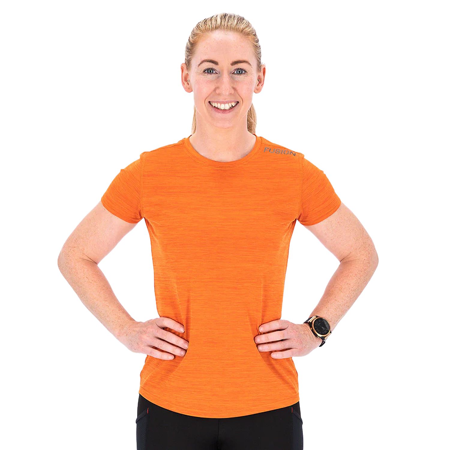94833-Fusion-C3-T-shirt-oranje-dames-afbeelding-1