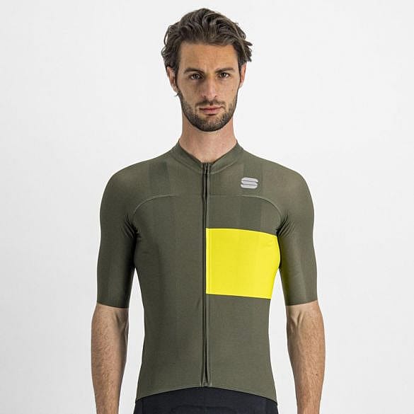 77473-Sportful-Snap-fietsshirt-korte-mouw-groen-heren-afbeelding-1