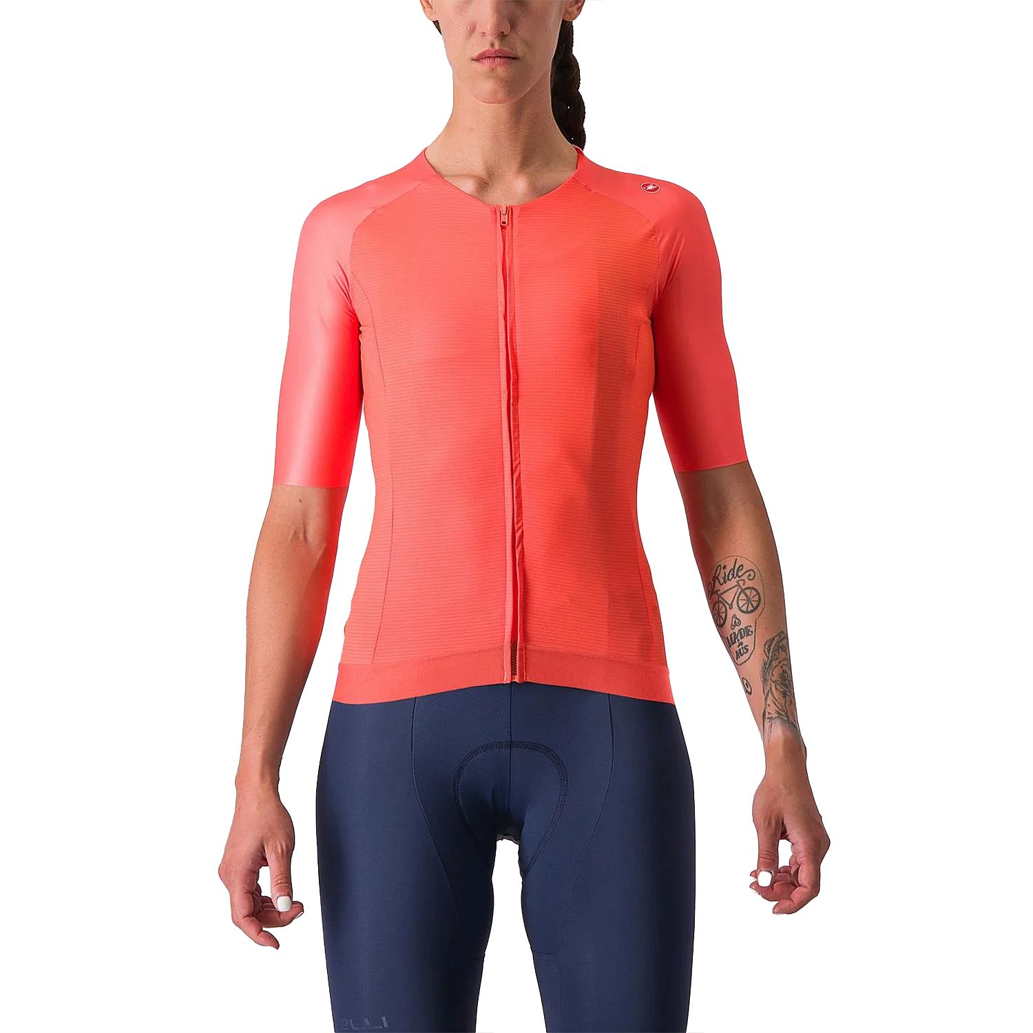 98534-Castelli-Aero-Pro-7.0-fietsshirt-korte-mouw-roze-dames-afbeelding-1