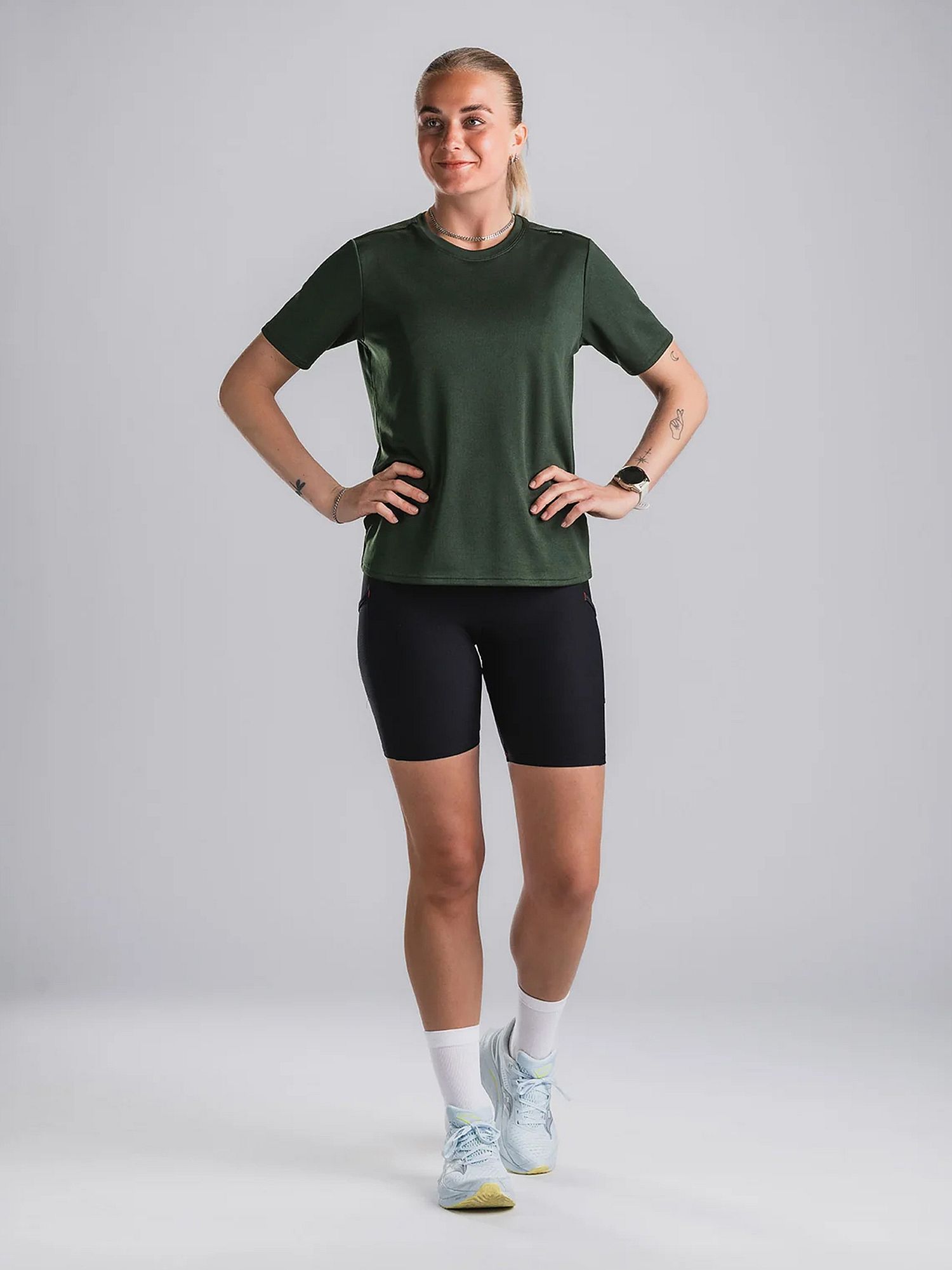 144521-Fusion-Tempo-Two-Run-T-shirt-dames-groen-afbeelding-6