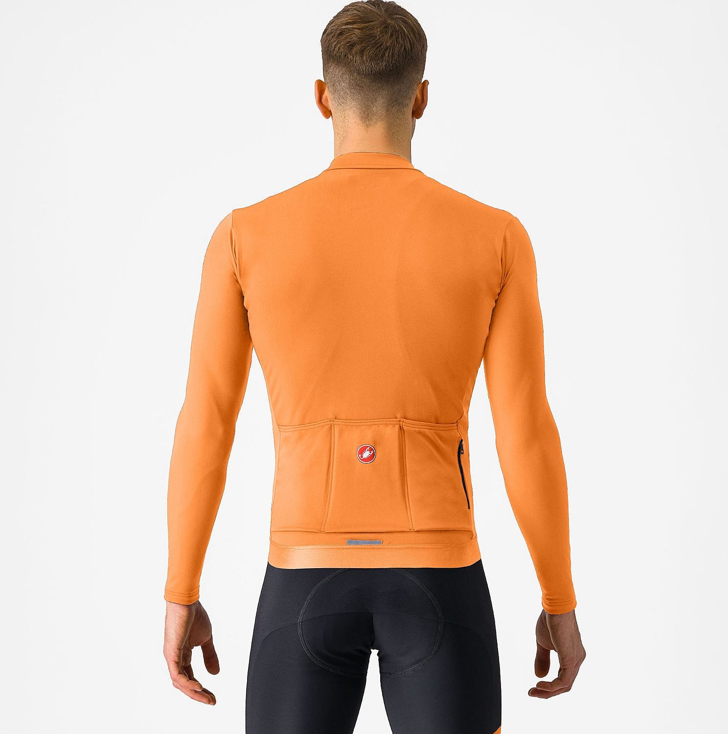 103553-Castelli-Espresso-thermal-jersey-lange-mouw-vivid-orangedark-gray-heren-afbeelding-2