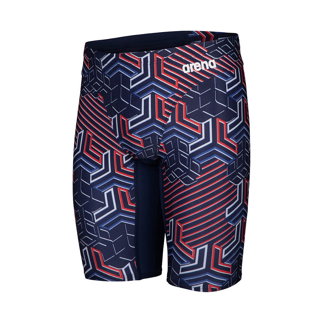 97205-Arena-Kikko-Pro-Swim-Jammer-blauwrood-heren-afbeelding-1