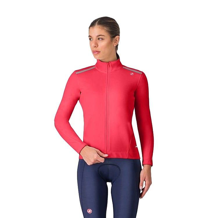 120118-Castelli-Espresso-Air-W-Jacket-Fietsjas-lange-mouw-hibiscus-dames-afbeelding-1