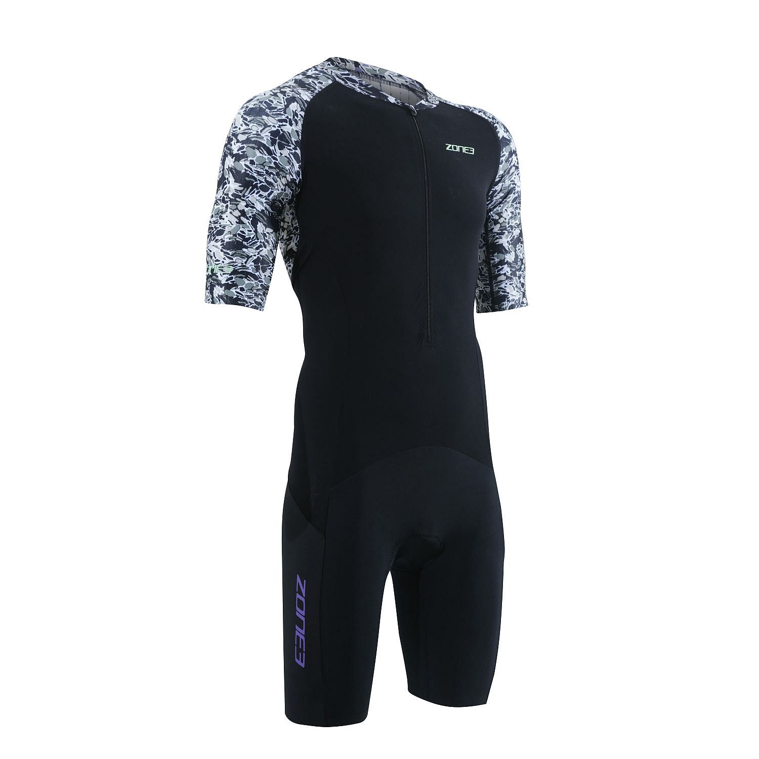 85399-Zone3-Lava-korte-mouw-trisuit-grijs-heren-afbeelding-1