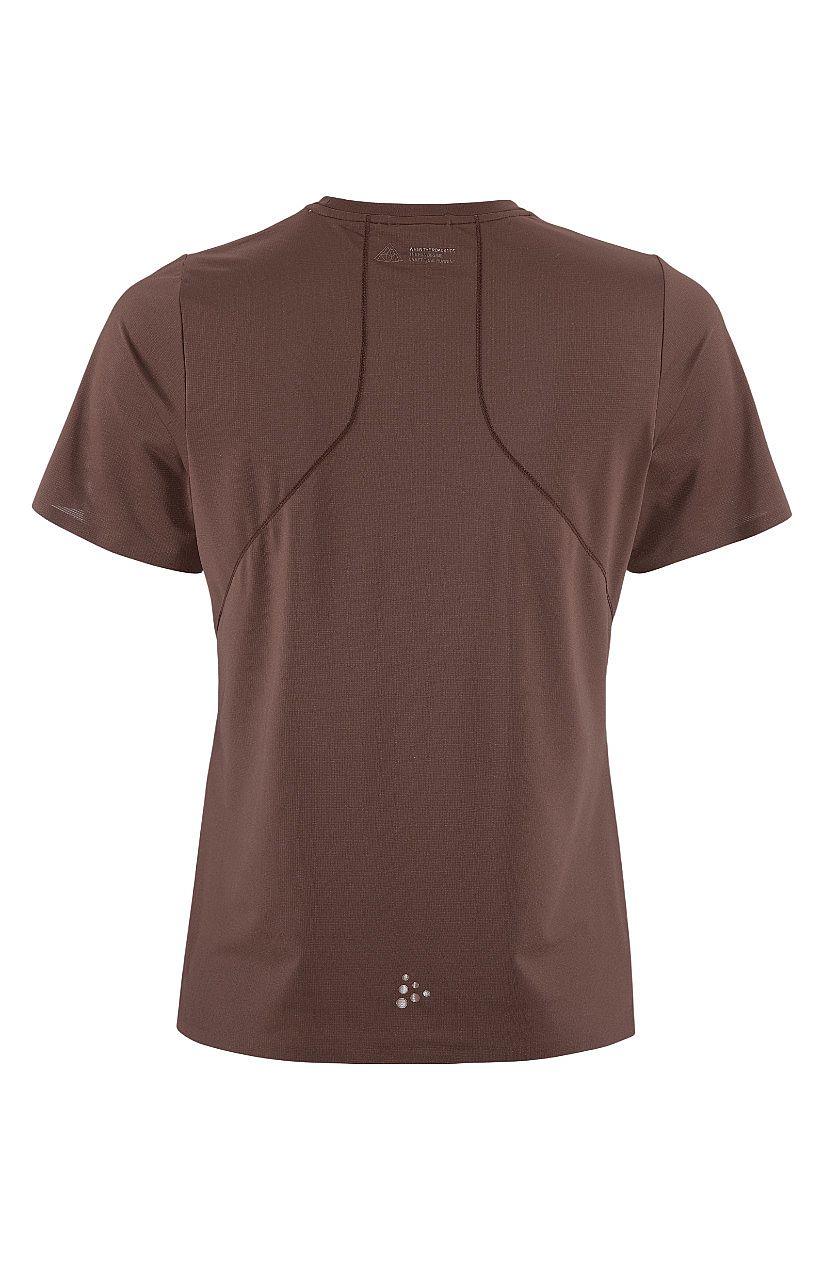114787-Craft-PRO-Trail-hardloopshirt-korte-mouw-2-bruin-dames-afbeelding-2