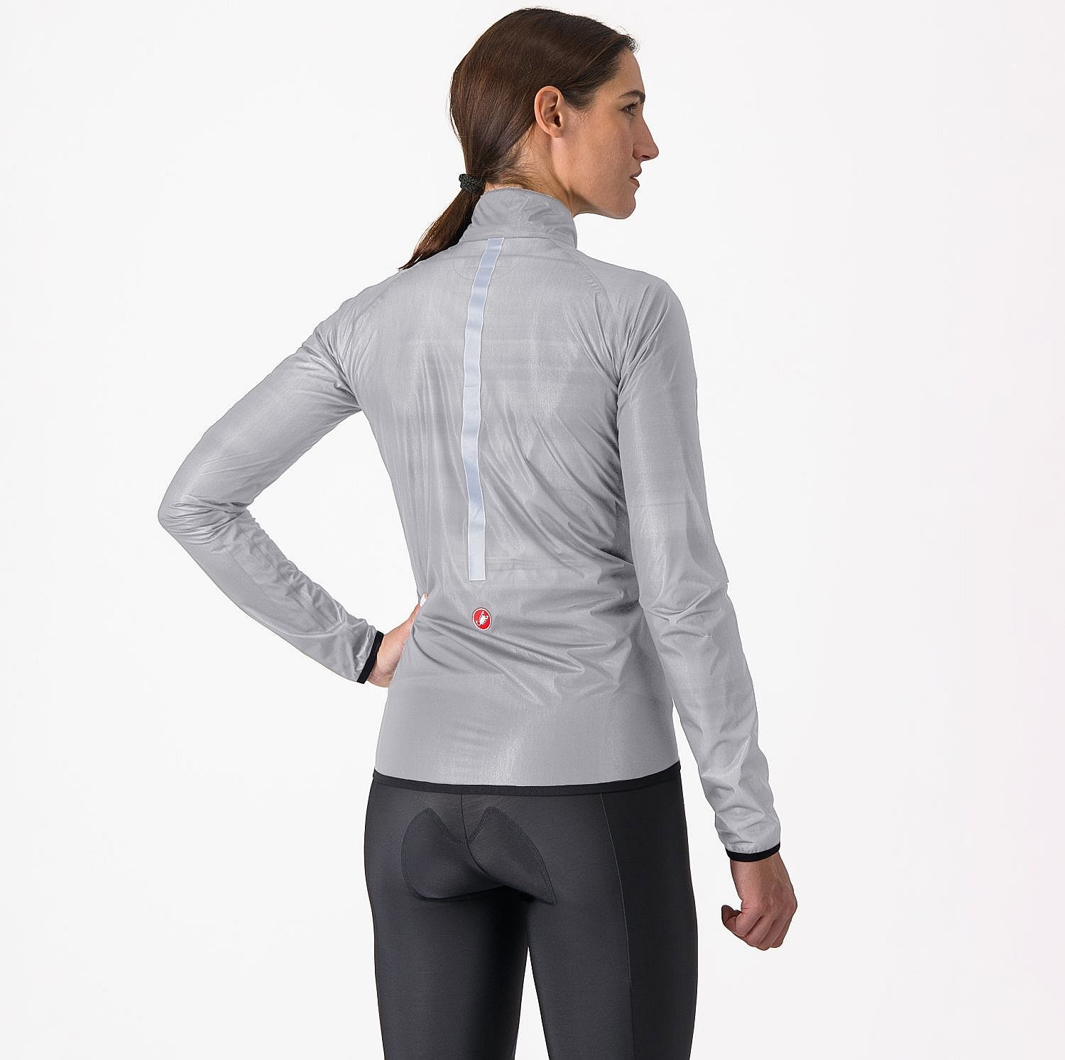 103690-Castelli-Squall-shell-fietsjack-silver-grayblack-dames-afbeelding-2