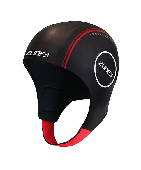 42997-Zone3-Neopreen-swim-cap-zwartrood-afbeelding-1