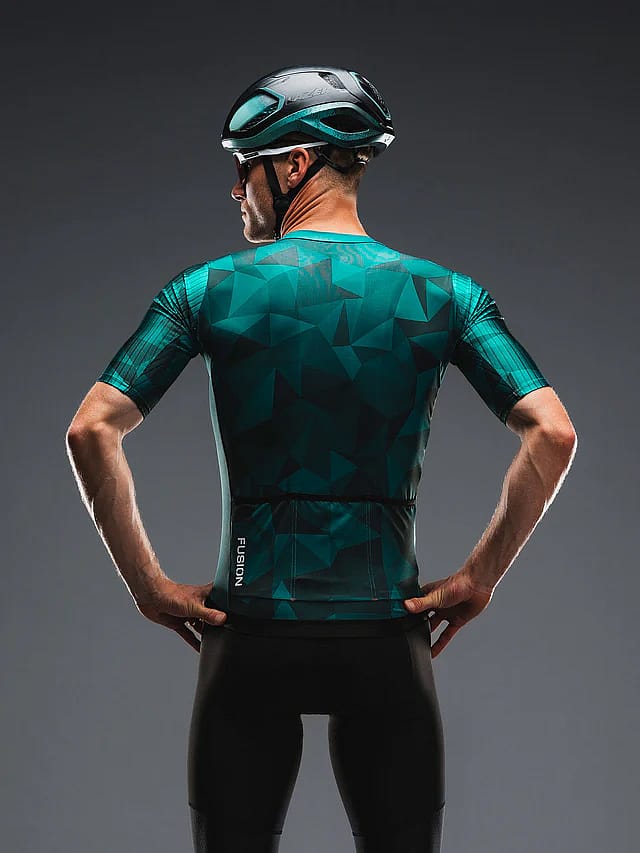 100528-Fusion-TEMPO-TWO-Cycling-Jersey-groen-Unisex-afbeelding-2