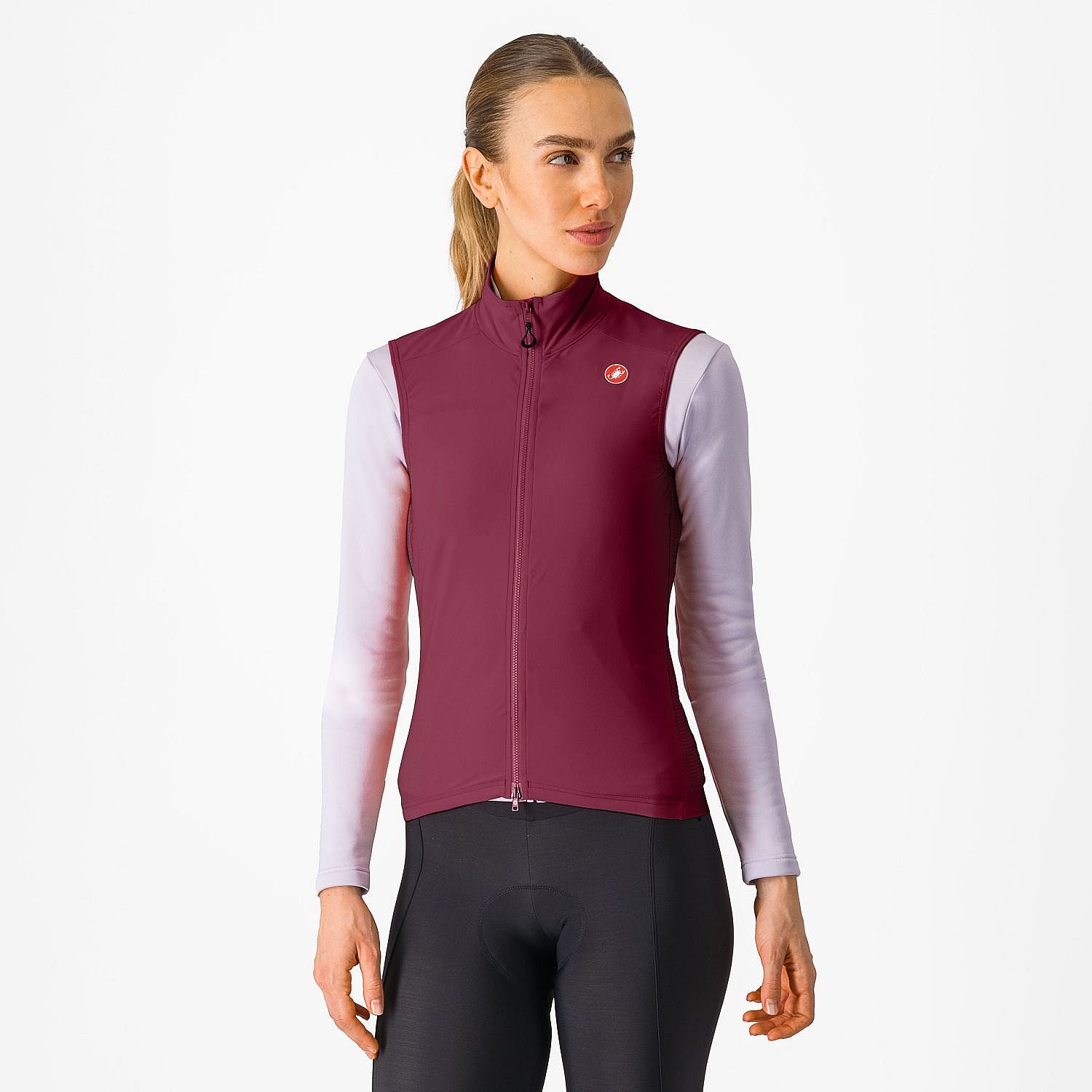 104858-Castelli-Espresso-vest-mouwloos-deep-bordeaux-dames-afbeelding-1