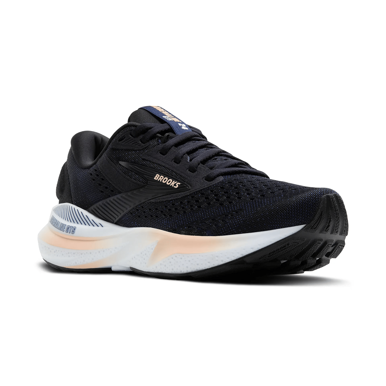 107122-Brooks-Adrenaline-GTS-24-hardloopschoenen-blackpeachpeacot-dames-afbeelding-2