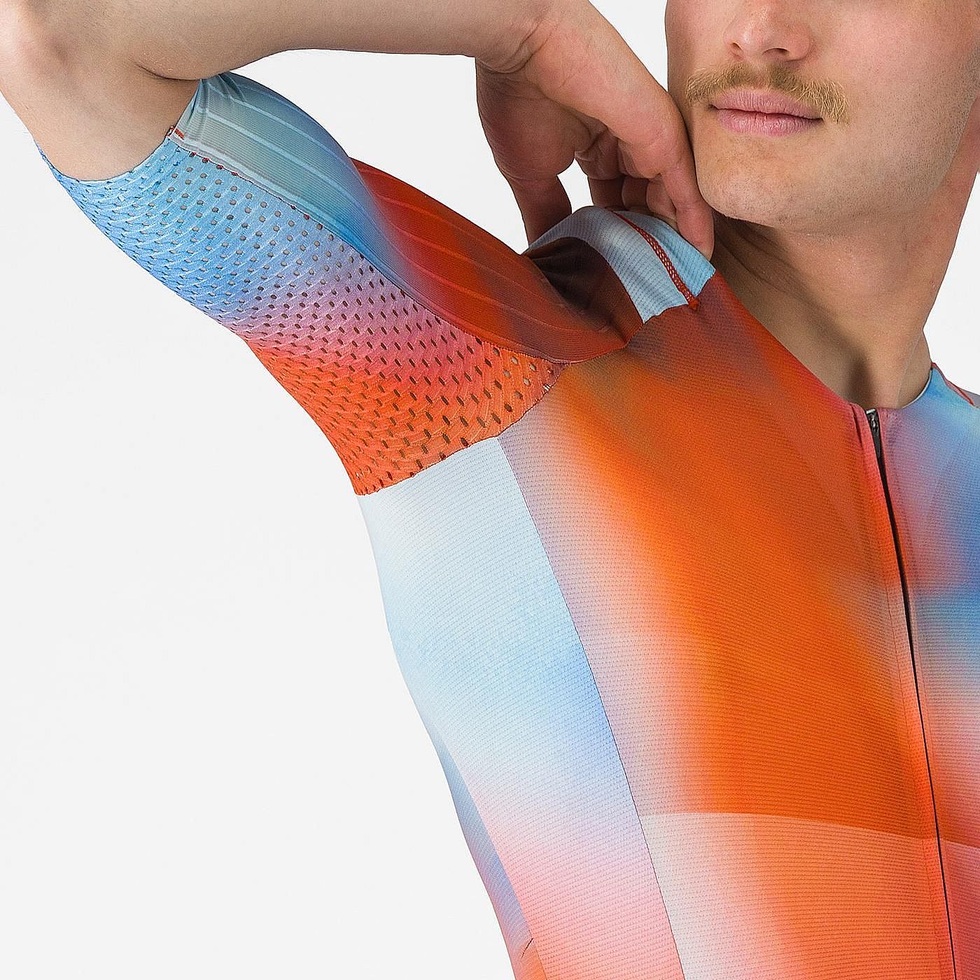 143355-Castelli-free-sanremo-3-suit-short-sleeve-paprikawinter-sky-black-heren-afbeelding-7