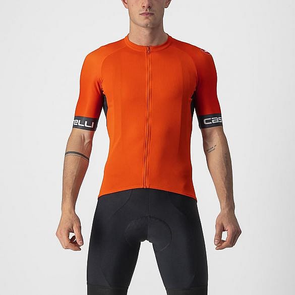 74667-Castelli-Entrata-VI-korte-mouw-fietsshirt-oranje-heren-afbeelding-1