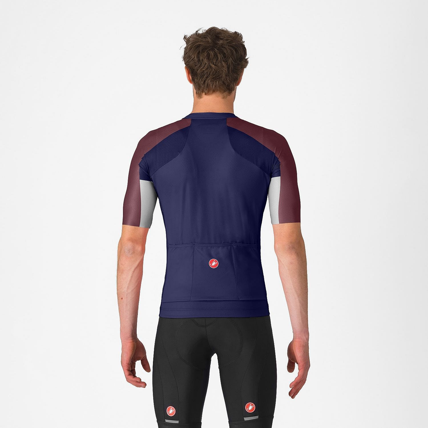 110105-Castelli-entrata-6-jersey-fietsshirt-korte-mouw-donkerblauw-heren-afbeelding-2